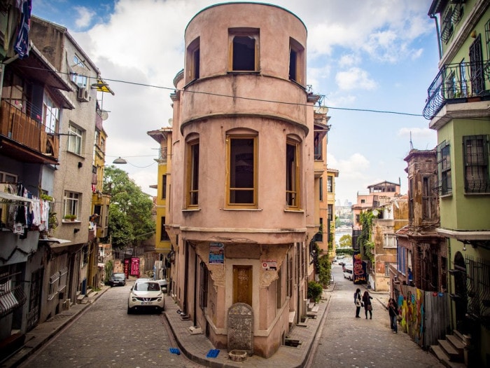 Immeuble célèbre du quartier juif de Balat à Istanbul