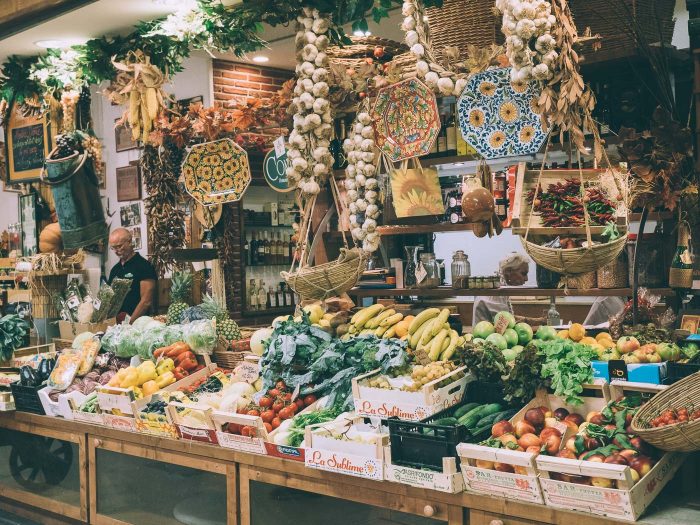 Marché central de Florence en Italie