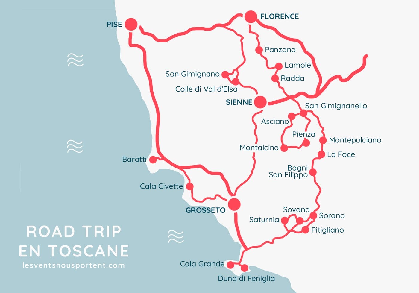 Road Trip En Toscane : Itinéraire De 10 Jours En Voiture En Italie